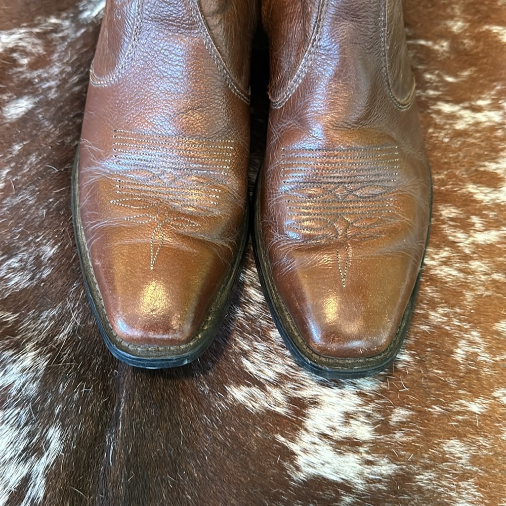 Laredo Leather Brown Square Toe Boot. - image 3
